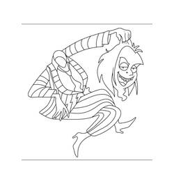 Dibujo Beetlejuice (Películas y Series de TV) #222024 para imprimir y colorear