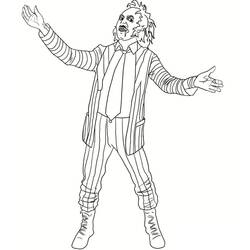 Dibujo Beetlejuice (Películas y Series de TV) #222032 para imprimir y colorear