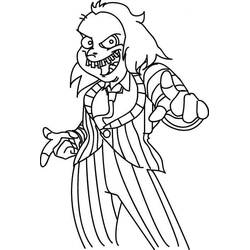 Dibujo Beetlejuice (Películas y Series de TV) #222034 para imprimir y colorear