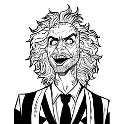 Dibujo Beetlejuice (Películas y Series de TV) #222035 para imprimir y colorear