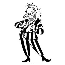 Dibujo Beetlejuice (Películas y Series de TV) #222038 para imprimir y colorear
