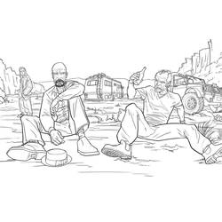 Dibujos para colorear: Breaking Bad - Dibujos para Colorear e Imprimir Gratis