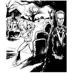 Dibujo para colorear: Buffy Cazavampiros (Películas y Series de TV) #152698 - Dibujos para Colorear e Imprimir Gratis