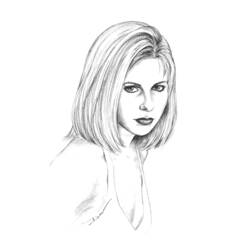 Dibujo para colorear: Buffy Cazavampiros (Películas y Series de TV) #152925 - Dibujos para Colorear e Imprimir Gratis