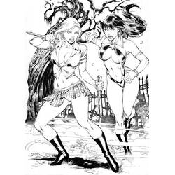 Dibujo para colorear: Buffy Cazavampiros (Películas y Series de TV) #153059 - Dibujos para Colorear e Imprimir Gratis