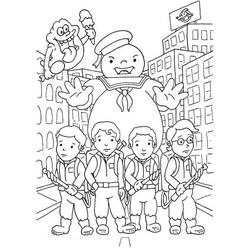 Dibujo para colorear: Cazafantasmas (Películas y Series de TV) #192762 - Dibujos para Colorear e Imprimir Gratis