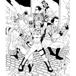 Dibujo para colorear: Cazafantasmas (Películas y Series de TV) #192769 - Dibujos para Colorear e Imprimir Gratis