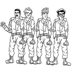 Dibujo para colorear: Cazafantasmas (Películas y Series de TV) #192780 - Dibujos para Colorear e Imprimir Gratis