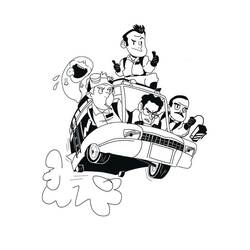Dibujo para colorear: Cazafantasmas (Películas y Series de TV) #192787 - Dibujos para Colorear e Imprimir Gratis
