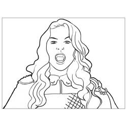 Dibujo para colorear: Chica Vampiro (Películas y Series de TV) #204469 - Dibujos para Colorear e Imprimir Gratis