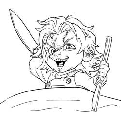 Dibujo para colorear: Chucky (Películas y Series de TV) #204104 - Dibujos para Colorear e Imprimir Gratis
