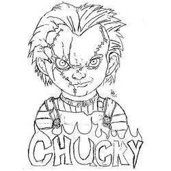 Dibujo para colorear: Chucky (Películas y Series de TV) #204106 - Dibujos para Colorear e Imprimir Gratis