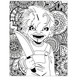 Dibujo para colorear: Chucky (Películas y Series de TV) #204110 - Dibujos para Colorear e Imprimir Gratis