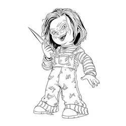 Dibujo para colorear: Chucky (Películas y Series de TV) #204114 - Dibujos para Colorear e Imprimir Gratis