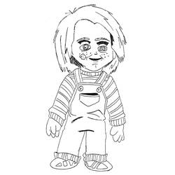 Dibujo para colorear: Chucky (Películas y Series de TV) #204117 - Dibujos para Colorear e Imprimir Gratis