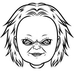 Dibujo para colorear: Chucky (Películas y Series de TV) #204121 - Dibujos para Colorear e Imprimir Gratis