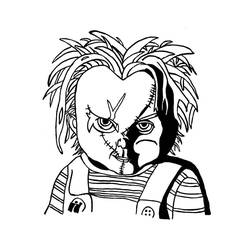 Dibujo para colorear: Chucky (Películas y Series de TV) #204122 - Dibujos para Colorear e Imprimir Gratis