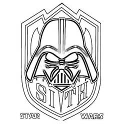 Dibujo para colorear: Darth Vader (Películas y Series de TV) #211620 - Dibujos para Colorear e Imprimir Gratis