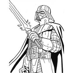 Dibujo para colorear: Darth Vader (Películas y Series de TV) #211622 - Dibujos para Colorear e Imprimir Gratis