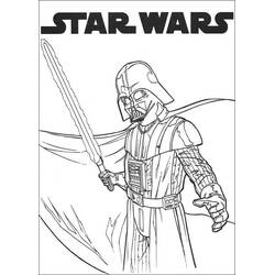 Dibujo para colorear: Darth Vader (Películas y Series de TV) #211623 - Dibujos para Colorear e Imprimir Gratis