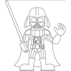 Dibujo para colorear: Darth Vader (Películas y Series de TV) #211627 - Dibujos para Colorear e Imprimir Gratis