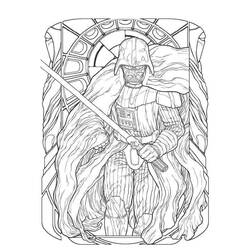 Dibujo para colorear: Darth Vader (Películas y Series de TV) #211631 - Dibujos para Colorear e Imprimir Gratis