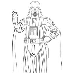 Dibujo para colorear: Darth Vader (Películas y Series de TV) #211632 - Dibujos para Colorear e Imprimir Gratis