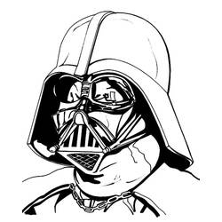 Dibujo para colorear: Darth Vader (Películas y Series de TV) #211640 - Dibujos para Colorear e Imprimir Gratis