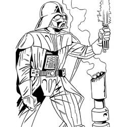 Dibujo para colorear: Darth Vader (Películas y Series de TV) #211643 - Dibujos para Colorear e Imprimir Gratis