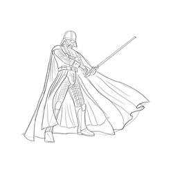 Dibujo para colorear: Darth Vader (Películas y Series de TV) #211644 - Dibujos para Colorear e Imprimir Gratis