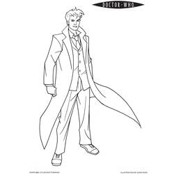 Dibujo para colorear: Doctor Who (Películas y Series de TV) #153102 - Dibujos para Colorear e Imprimir Gratis