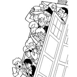 Dibujo para colorear: Doctor Who (Películas y Series de TV) #153114 - Dibujos para Colorear e Imprimir Gratis