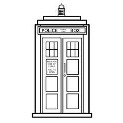 Dibujo para colorear: Doctor Who (Películas y Series de TV) #153120 - Dibujos para Colorear e Imprimir Gratis