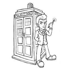 Dibujo para colorear: Doctor Who (Películas y Series de TV) #153126 - Dibujos para Colorear e Imprimir Gratis