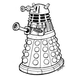 Dibujo para colorear: Doctor Who (Películas y Series de TV) #153139 - Dibujos para Colorear e Imprimir Gratis