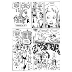 Dibujo para colorear: Doctor Who (Películas y Series de TV) #153140 - Dibujos para Colorear e Imprimir Gratis