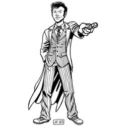 Dibujo para colorear: Doctor Who (Películas y Series de TV) #153151 - Dibujos para Colorear e Imprimir Gratis