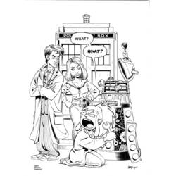 Dibujo para colorear: Doctor Who (Películas y Series de TV) #153164 - Dibujos para Colorear e Imprimir Gratis