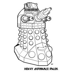 Dibujo para colorear: Doctor Who (Películas y Series de TV) #153208 - Dibujos para Colorear e Imprimir Gratis