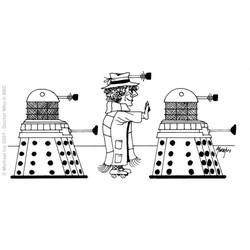 Dibujo para colorear: Doctor Who (Películas y Series de TV) #153223 - Dibujos para Colorear e Imprimir Gratis