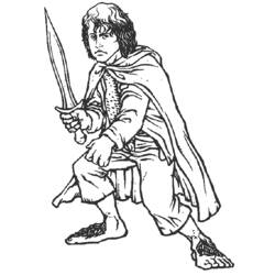 Dibujo para colorear: El Hobbit (Películas y Series de TV) #71021 - Dibujos para Colorear e Imprimir Gratis