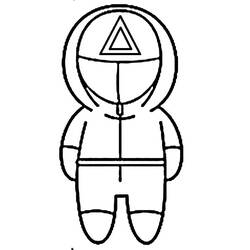 Dibujo para colorear: El Juego del Calamar (Películas y Series de TV) #176273 - Dibujos para Colorear e Imprimir Gratis