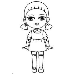 Dibujo para colorear: El Juego del Calamar (Películas y Series de TV) #176286 - Dibujos para Colorear e Imprimir Gratis