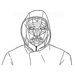 Dibujo para colorear: El Juego del Calamar (Películas y Series de TV) #176289 - Dibujos para Colorear e Imprimir Gratis