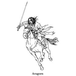 Dibujo para colorear: El Señor de los Anillos (Películas y Series de TV) #69904 - Dibujos para Colorear e Imprimir Gratis