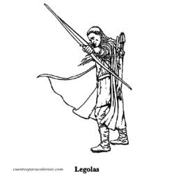 Dibujo para colorear: El Señor de los Anillos (Películas y Series de TV) #69906 - Dibujos para Colorear e Imprimir Gratis