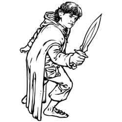 Dibujo para colorear: El Señor de los Anillos (Películas y Series de TV) #69910 - Dibujos para Colorear e Imprimir Gratis
