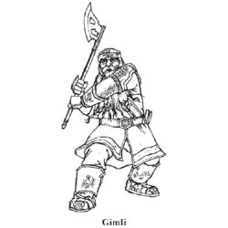 Dibujo para colorear: El Señor de los Anillos (Películas y Series de TV) #69912 - Dibujos para Colorear e Imprimir Gratis
