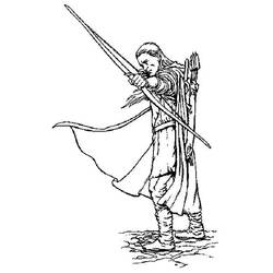 Dibujo para colorear: El Señor de los Anillos (Películas y Series de TV) #69915 - Dibujos para Colorear e Imprimir Gratis