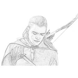 Dibujo para colorear: El Señor de los Anillos (Películas y Series de TV) #70011 - Dibujos para Colorear e Imprimir Gratis